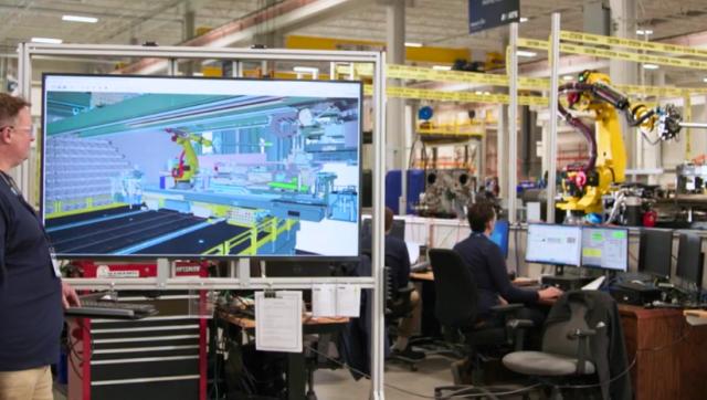 Digitalization technology interacting with physical processes