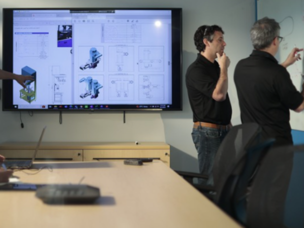 Team working on automation plan